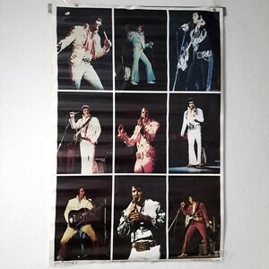 Elvis Presley Collector Pictorial Series 1 Poster 23x34 Vintage Boxcar 1979